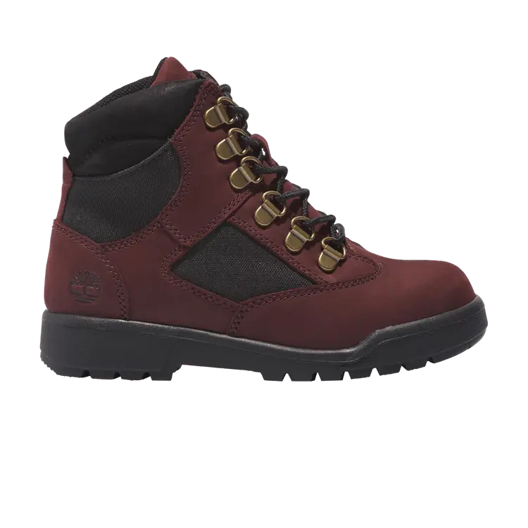 

Ботинки Timberland 6-Inch Field Boot Little Kid 'Burgundy', красный