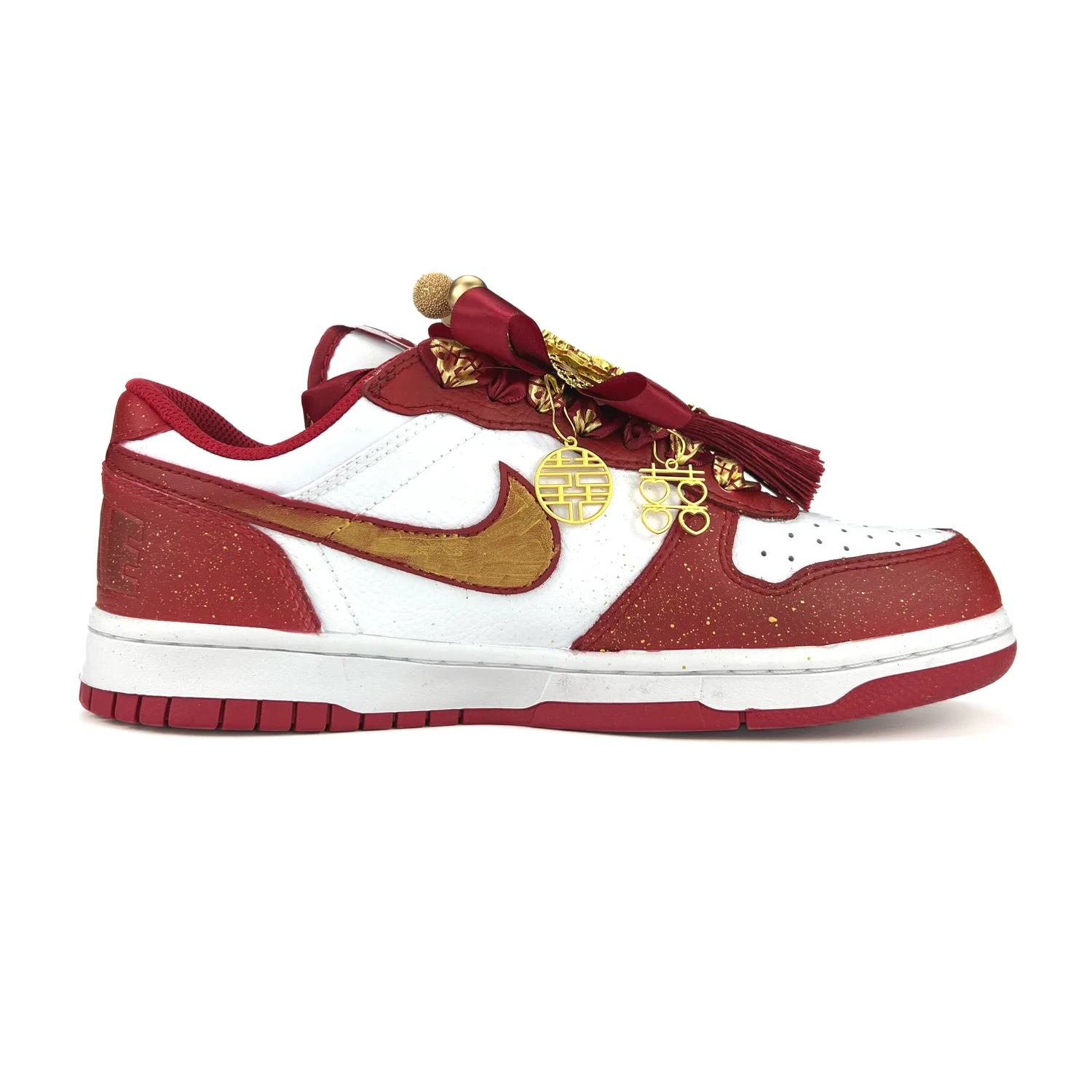 Nike Big Happiness Coverage Slip Resistant Cushioning Abrasion Resistant Low top Skateboard Shoes Unisex красные — фото 3