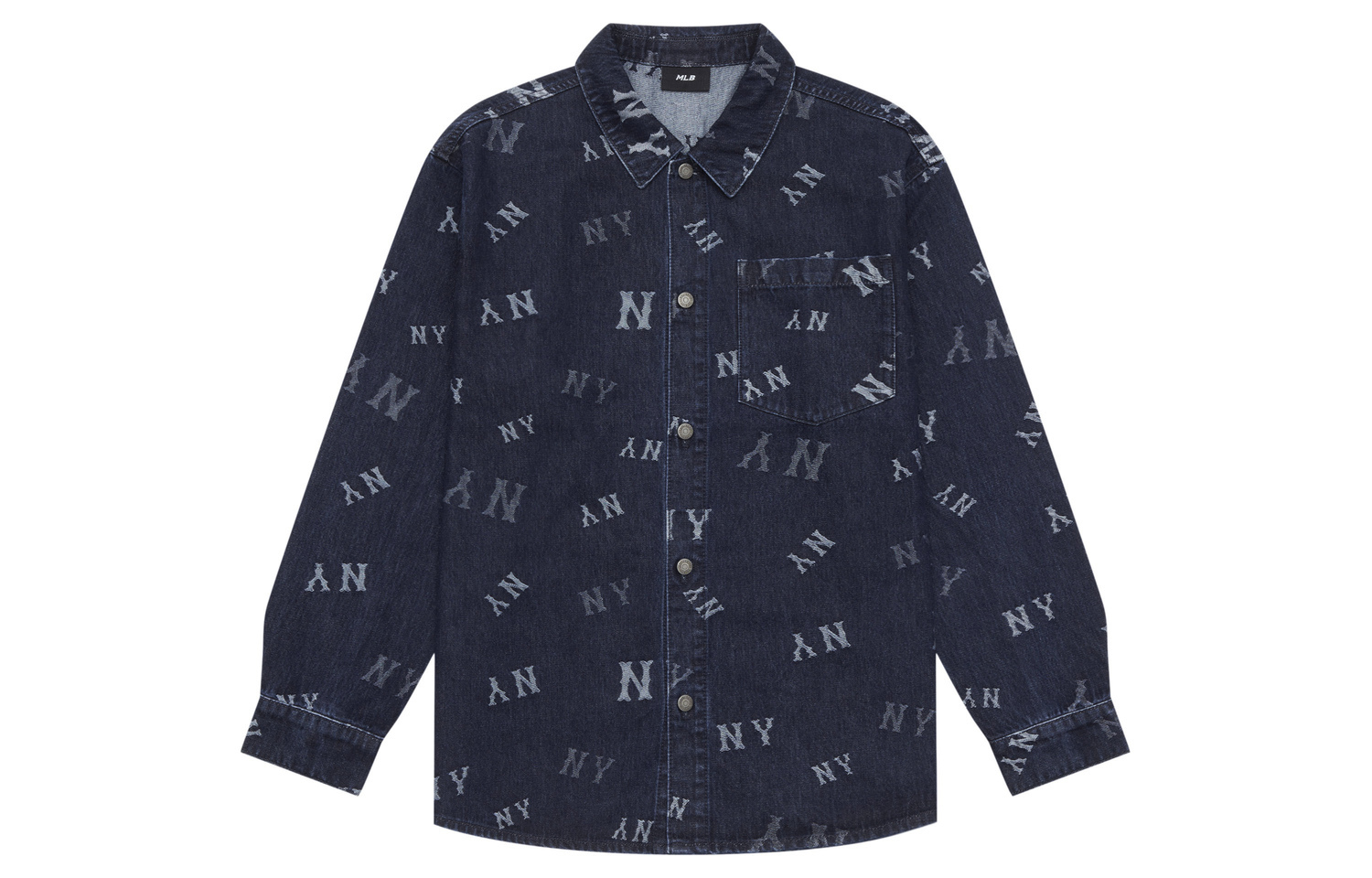 

MLB Джимовая рубашка unisex Dark Marine Blue