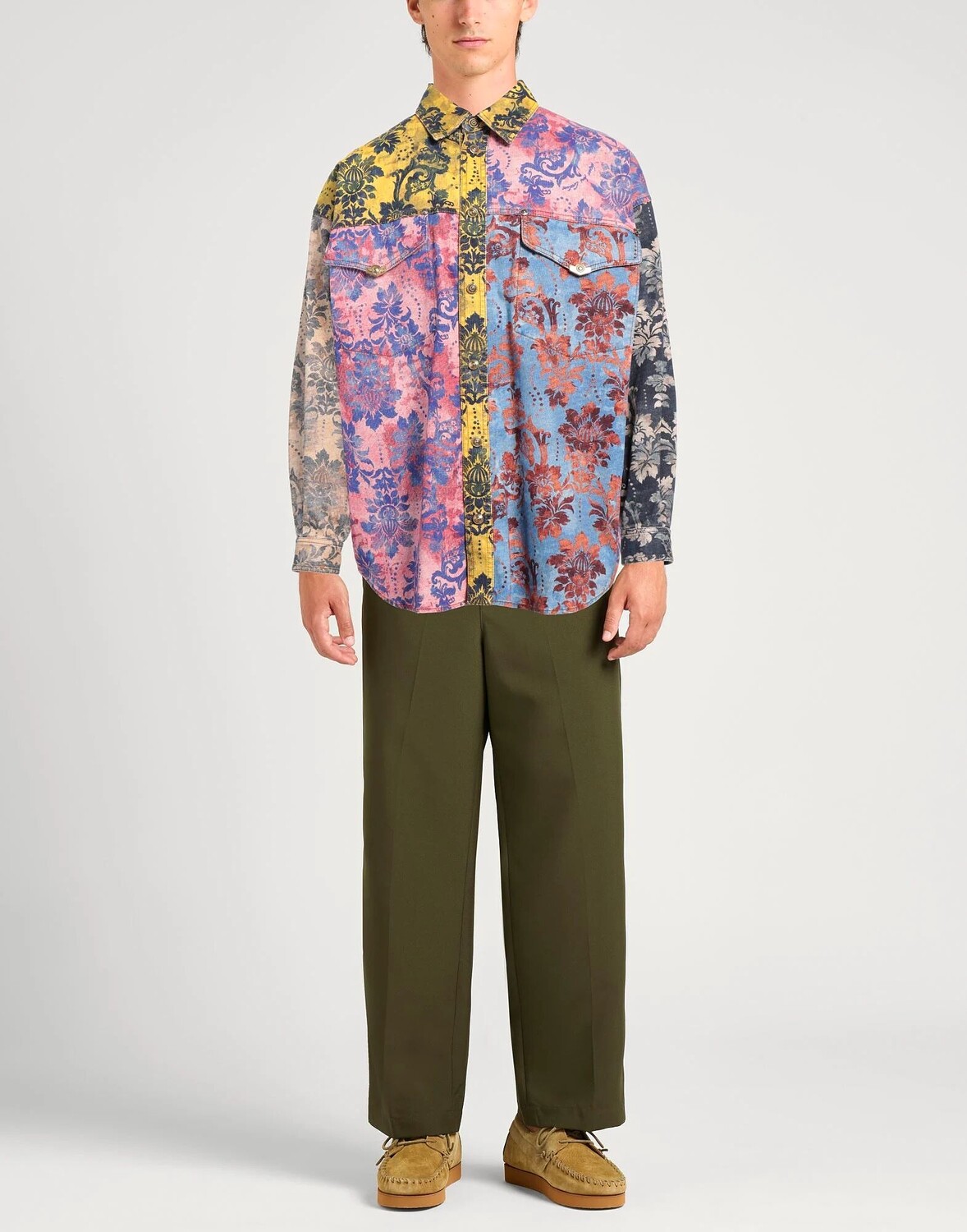 

Рубашка Versace Jeans Couture, бледно-розовый