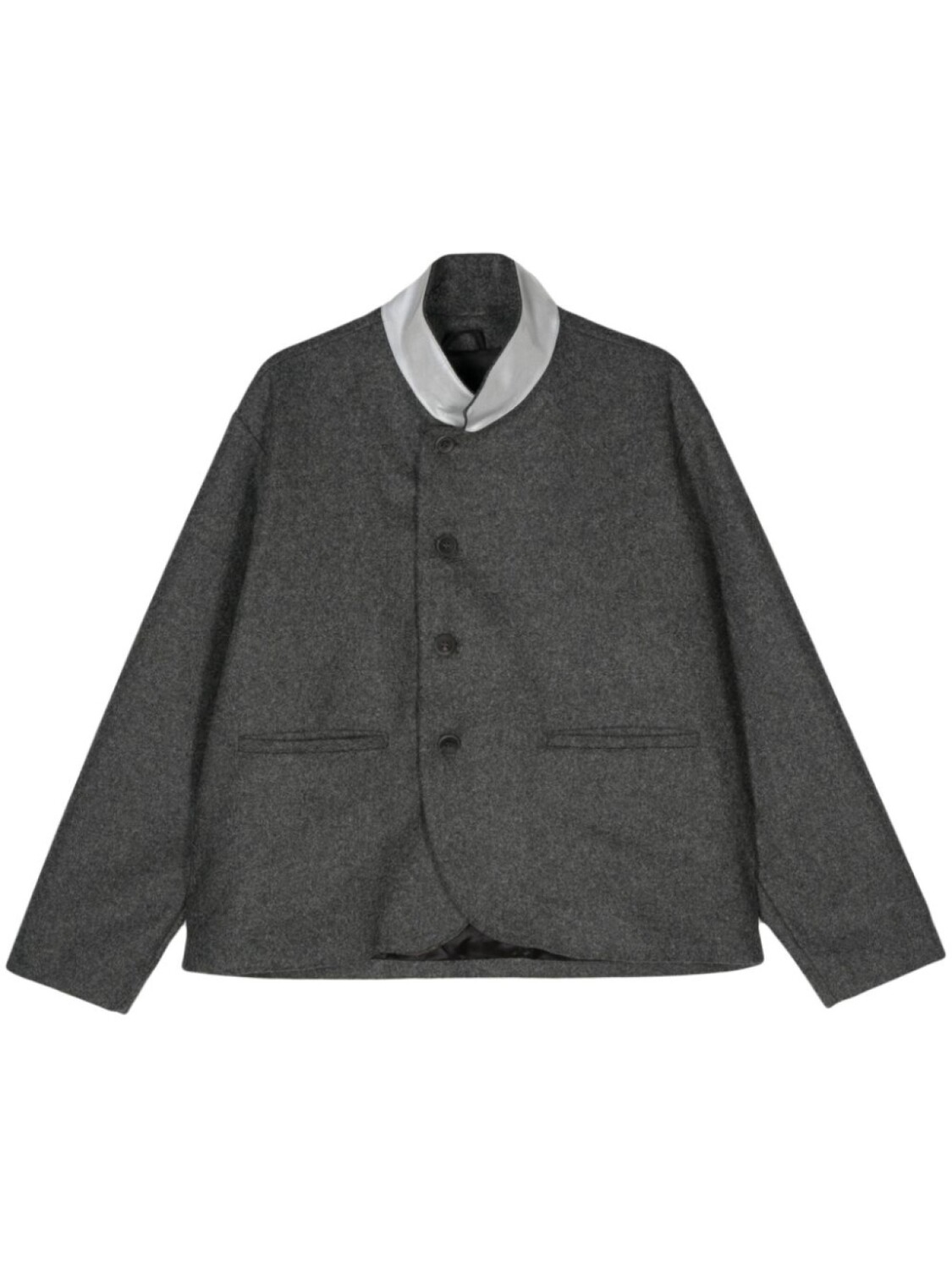 

Куртка Spencer из шерсти 4SDESIGNS, серый