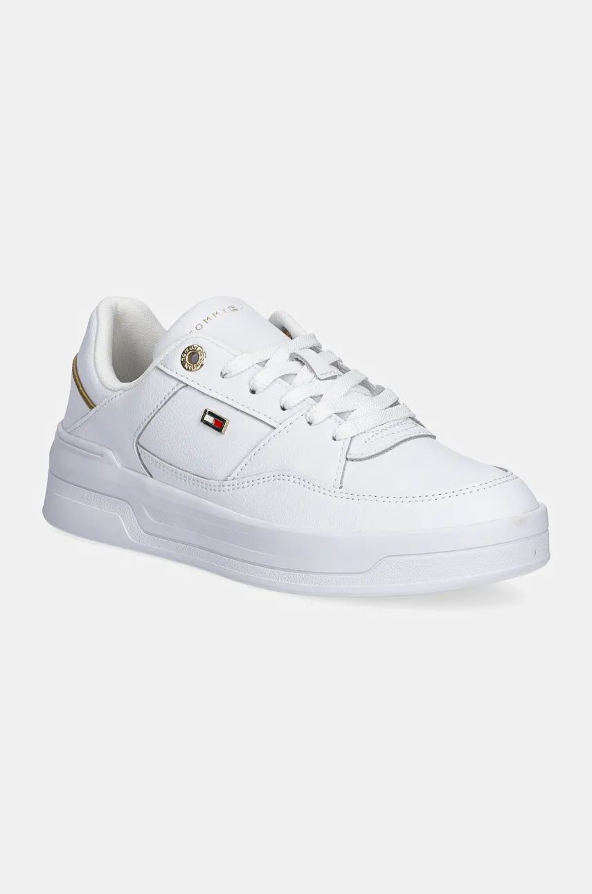 

Кожаные кроссовки Tommy Hilfiger ESSENTIAL BASKET SNEAKER, белый