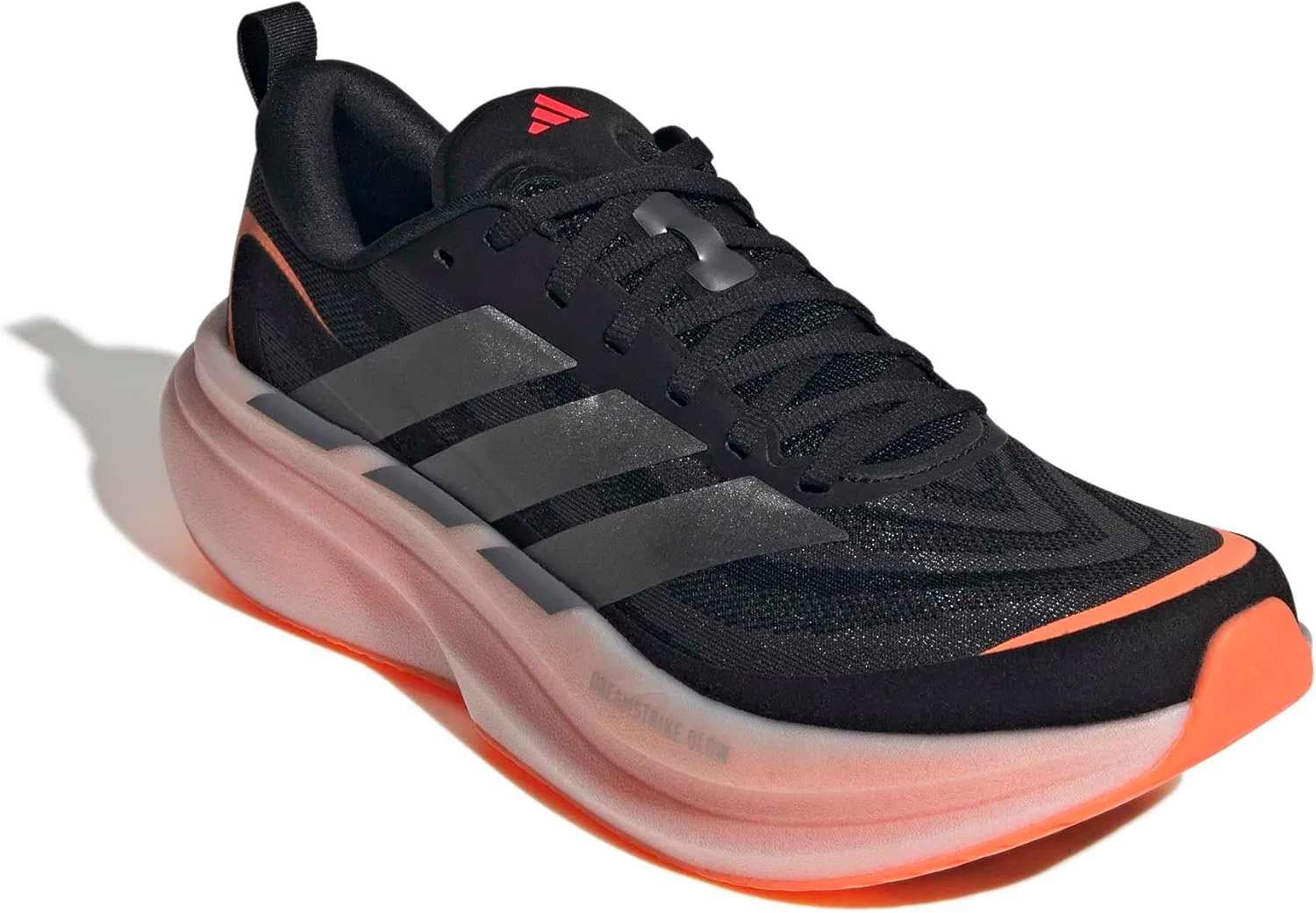 Мужские беговые кроссовки Adidas Supernova Glide, Core Black Iron Met Lucid Orange — фото 3