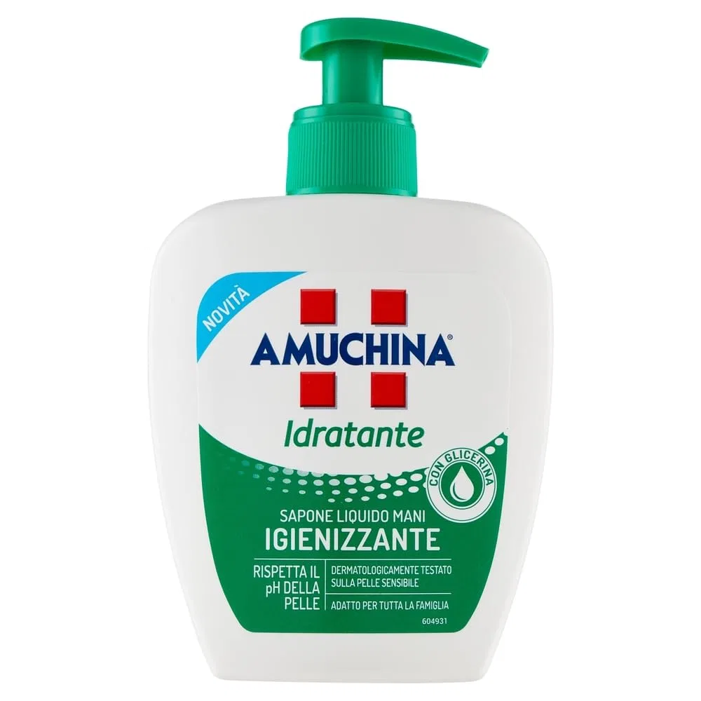 Увлажняющее жидкое мыло для рук Amuchina Idratante 6 x 250 мл Italian Gourmet E.R. — фото 2