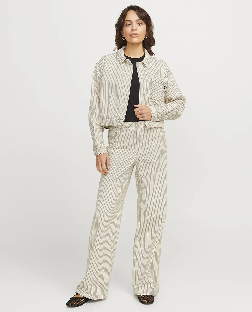 

Широкие брюки синие Jack & Jones, белый