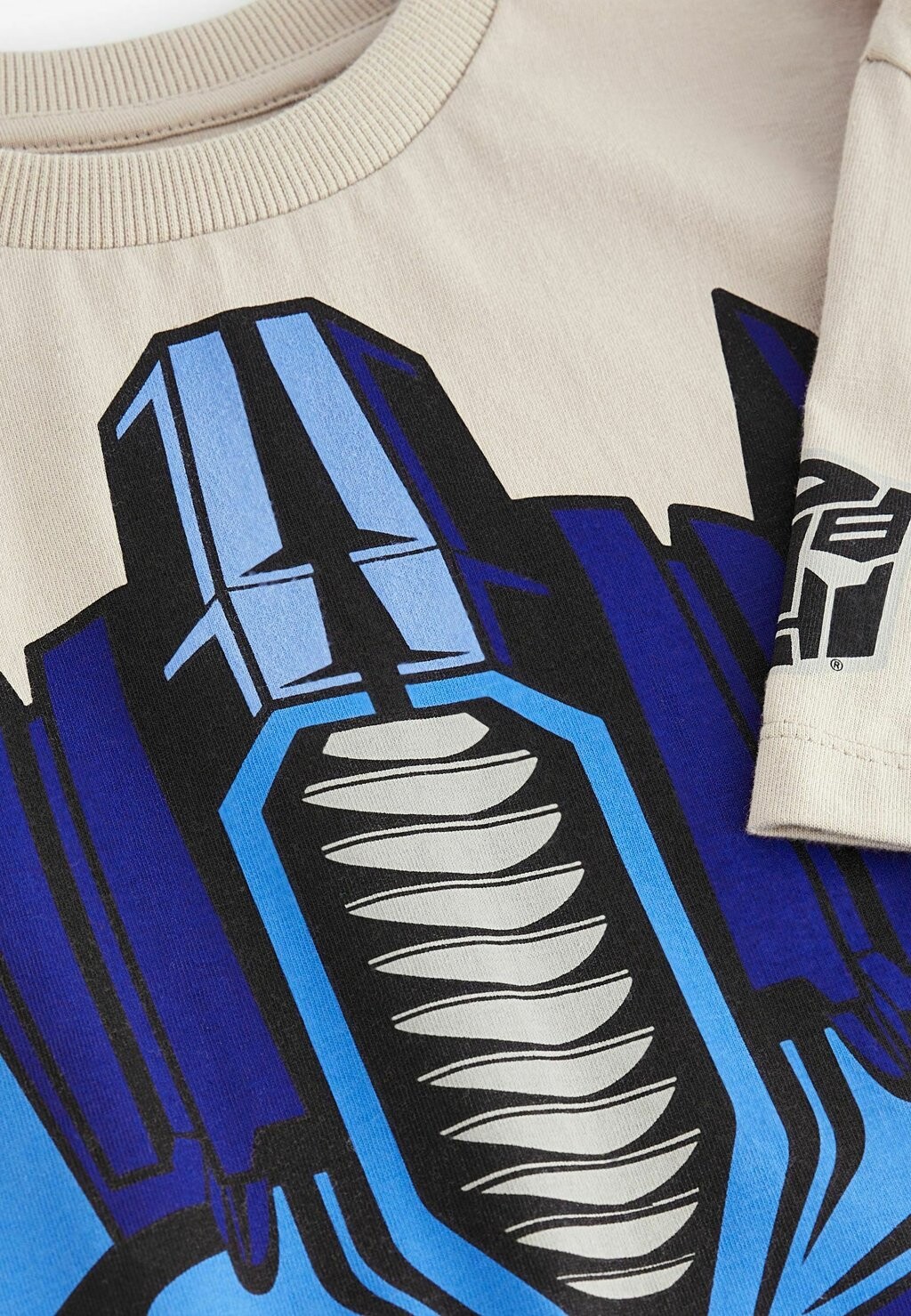 

REGULAR FIT Next, принт на футболке Next, бежевый Transformers Licensed