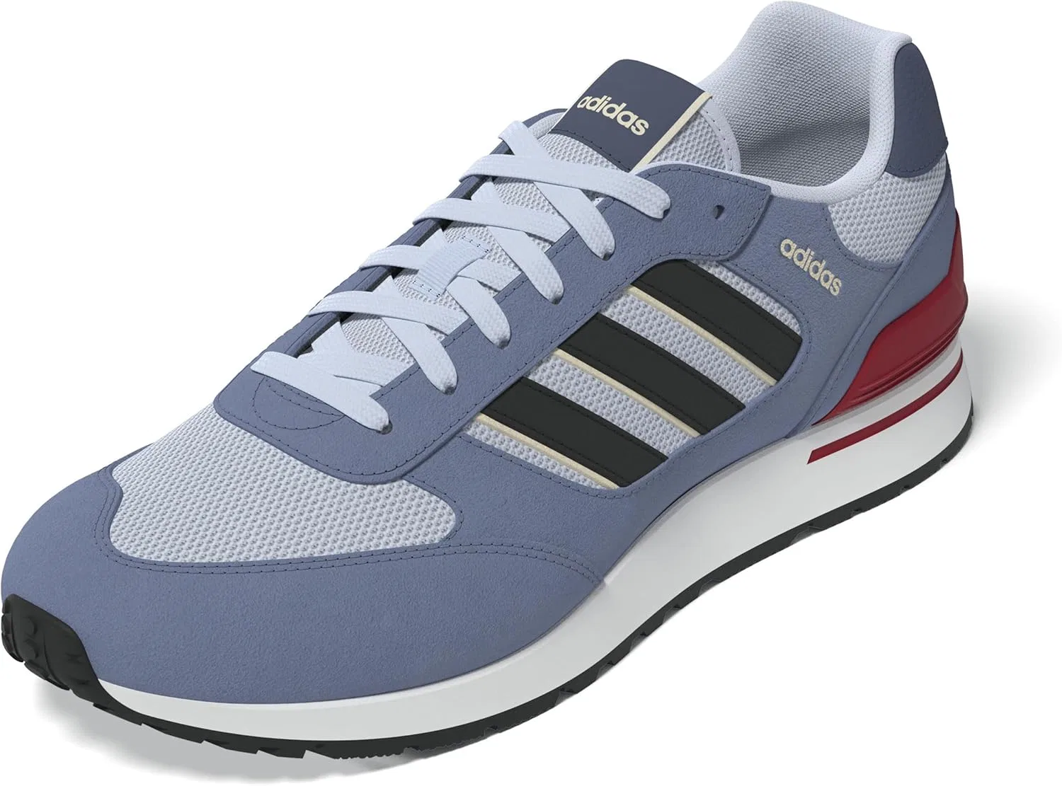 Кроссовки Adidas Run 80s Half Blue/Cblack/Purrub