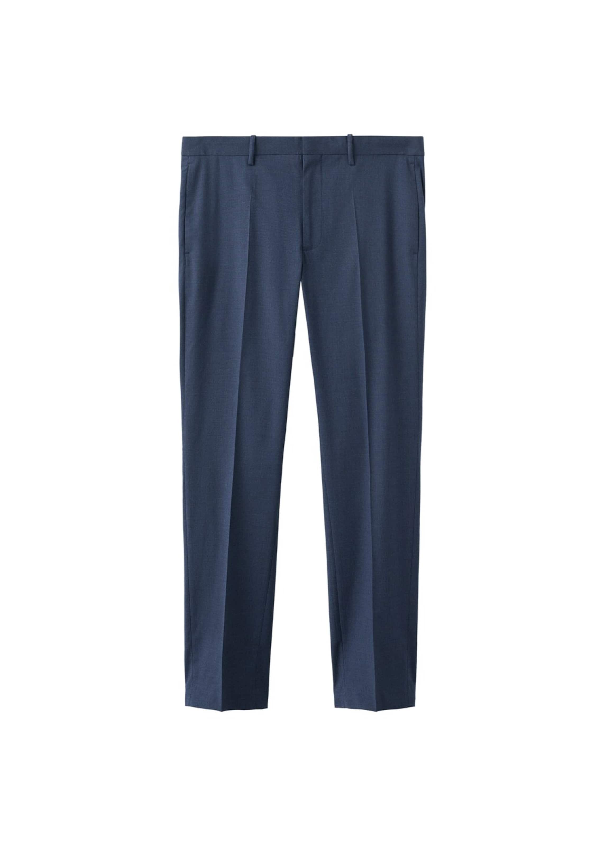 

MANGO MAN Широкие брюки со складками 'Paris' в цвете Royal Blue