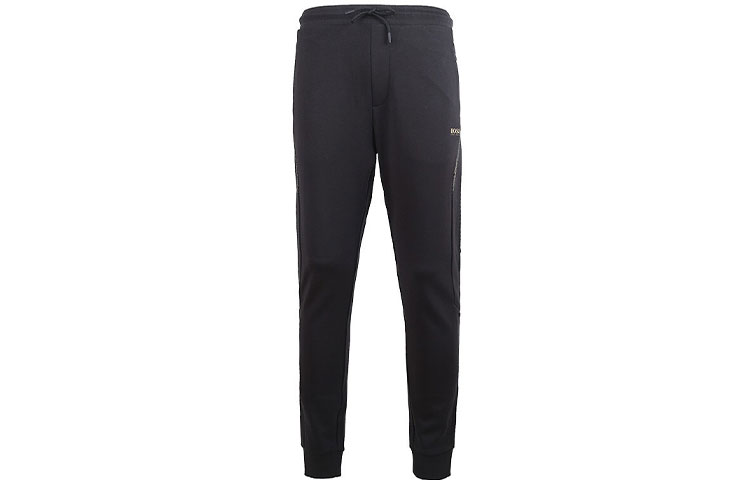 

HUGO BOSS Трикотажные спортивные штаны мужские черные
