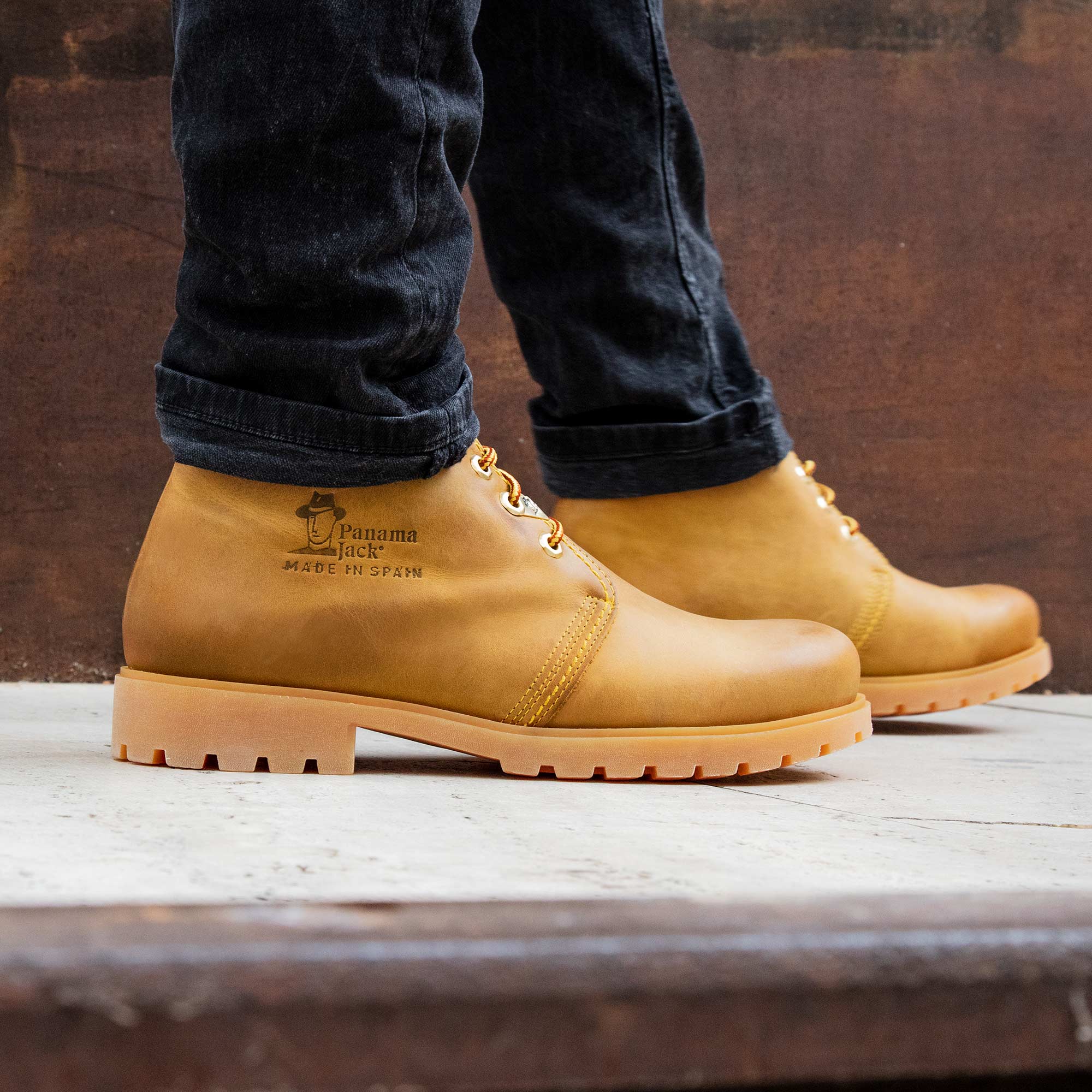 Panama Jack Bota C1 - мужские чакка-ботинки до щиколотки из кожи, коричневый — фото 4