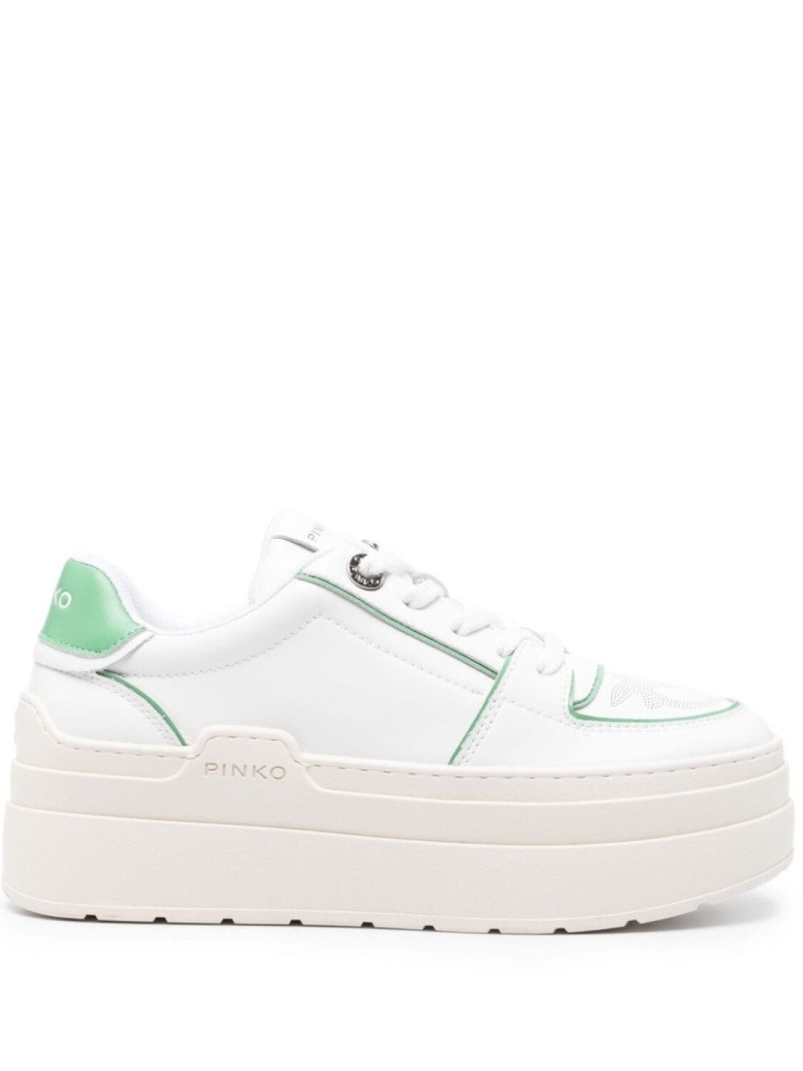 

Кроссовки Pinko Greta Platform, белый/зеленый