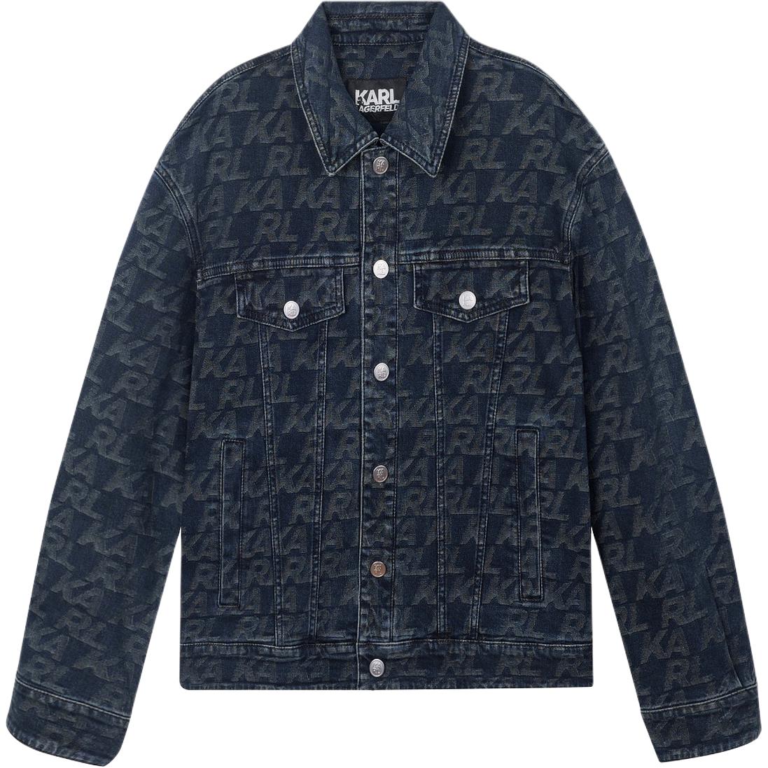 

KARL LAGERFELD Джинсовая куртка мужская KARL LAGERFELD / Karl Lagerfeld Jeans, темно denim синий