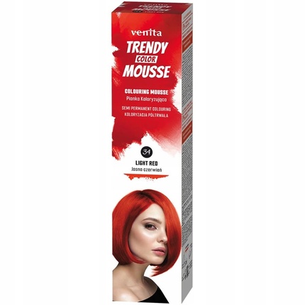 

Краска для волос Trendy Color Mousse 34 Красный 75 мл Venita