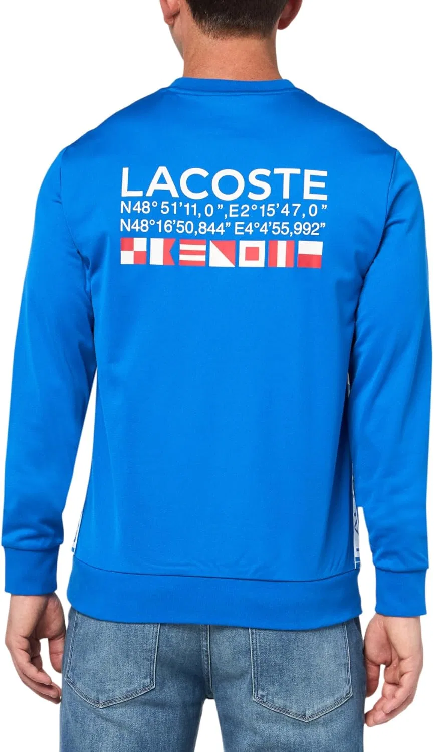 Толстовка Lacoste Мужская Спортивная с принтом — фото 2