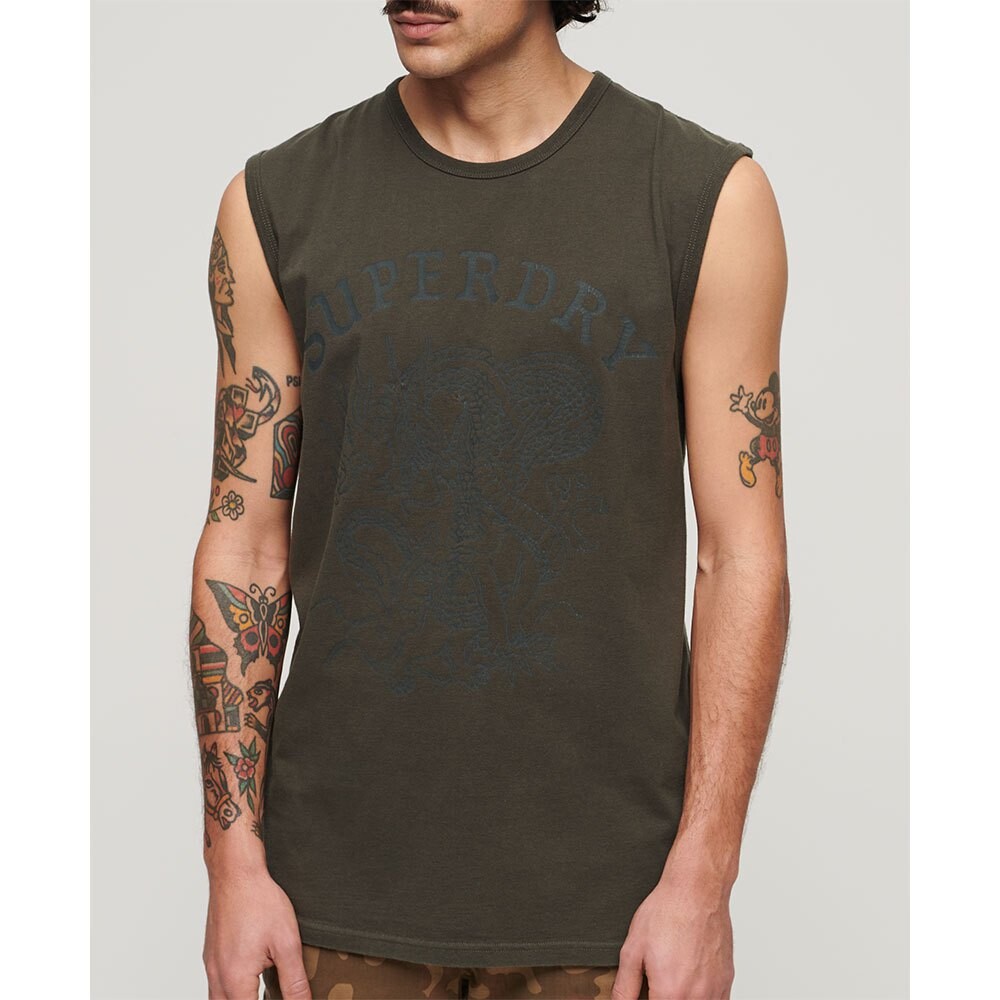 

Футболка Superdry Tattoo Graphic , коричневый