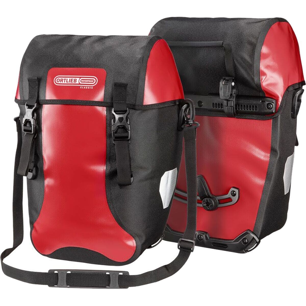 

Классические кофры bike-packer — пара Ortlieb, цвет red/black