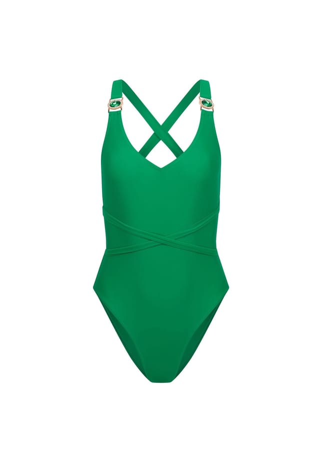

Купальник amour в модном дизайне Moda Minx, цвет emerald