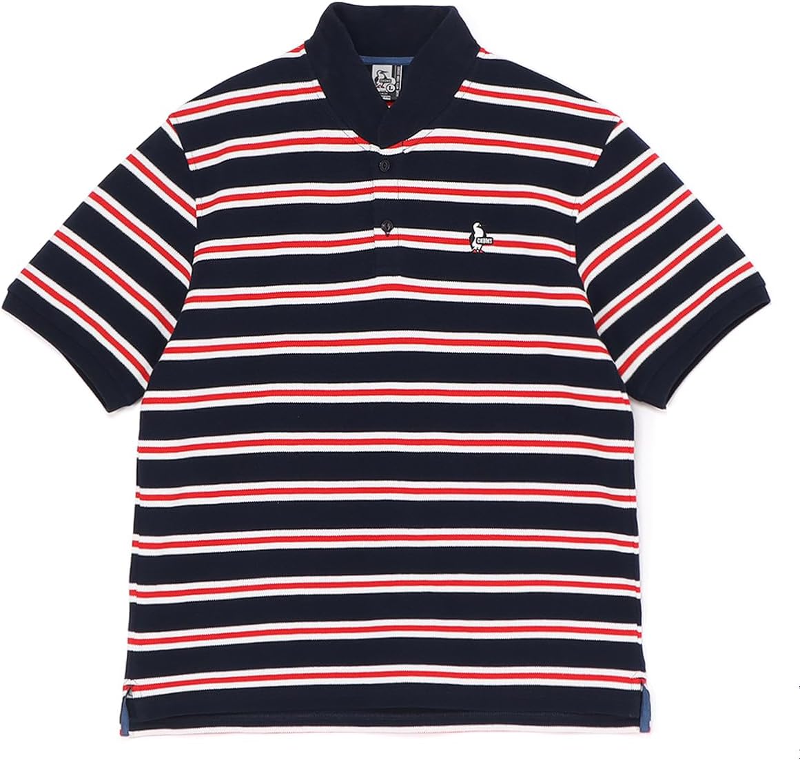 

Поло-рубашка Chums Booby Border Shawl, темно-синий/красный