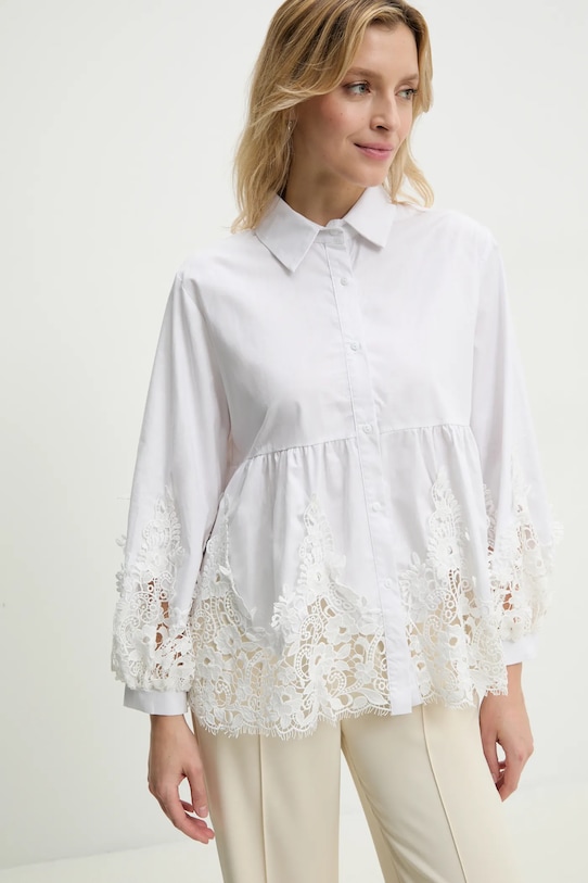 

Хлопковая блузка Answear.Lab, белый