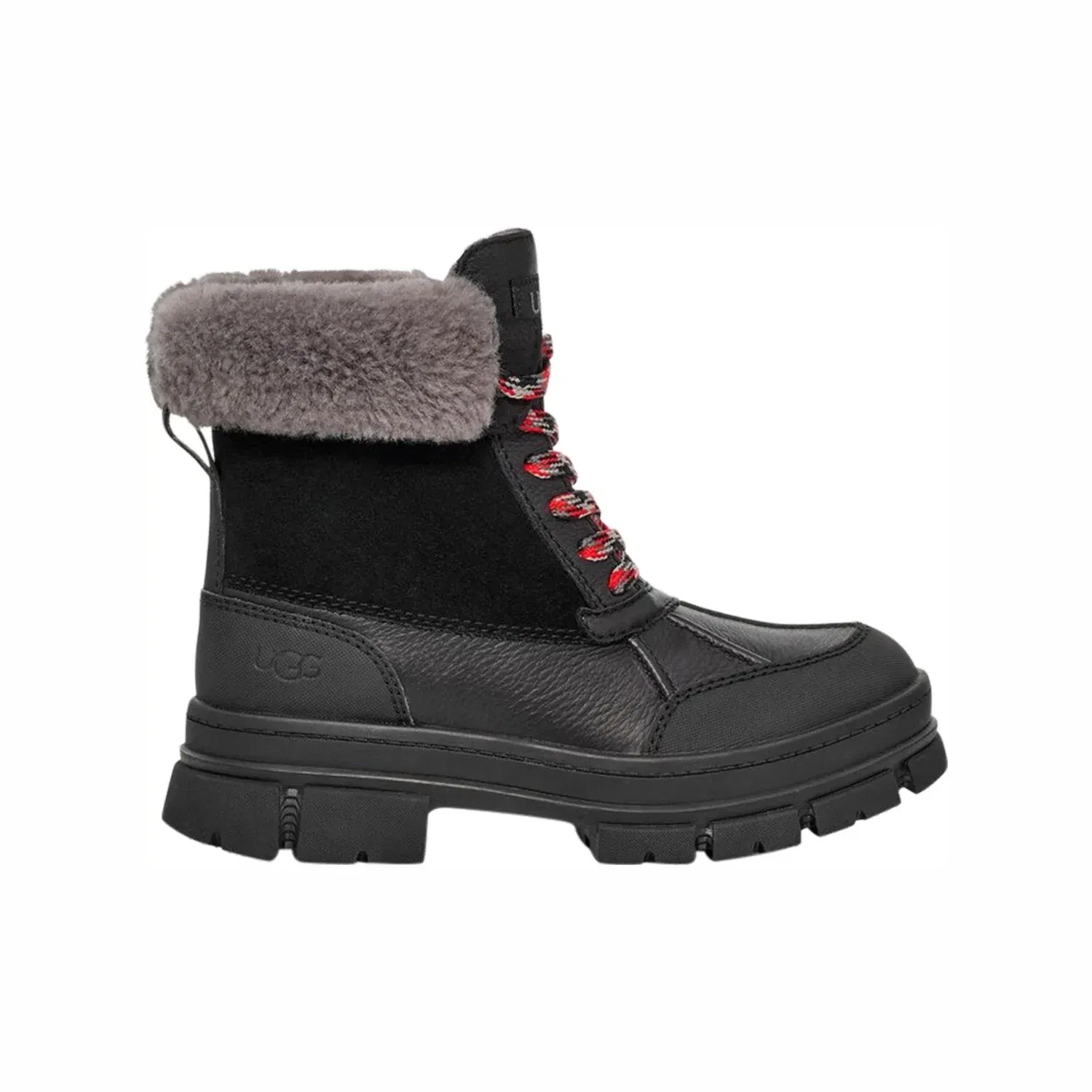 Водонепроницаемые черные ботинки UGG Ashton Addie из натуральной кожи HTAT558