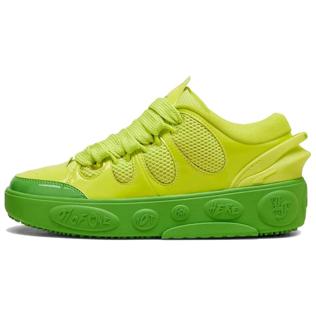 

Баскетбольные кроссовки LaMelo Ball LaFrancé Amour Slime Puma, цвет Yellow Green