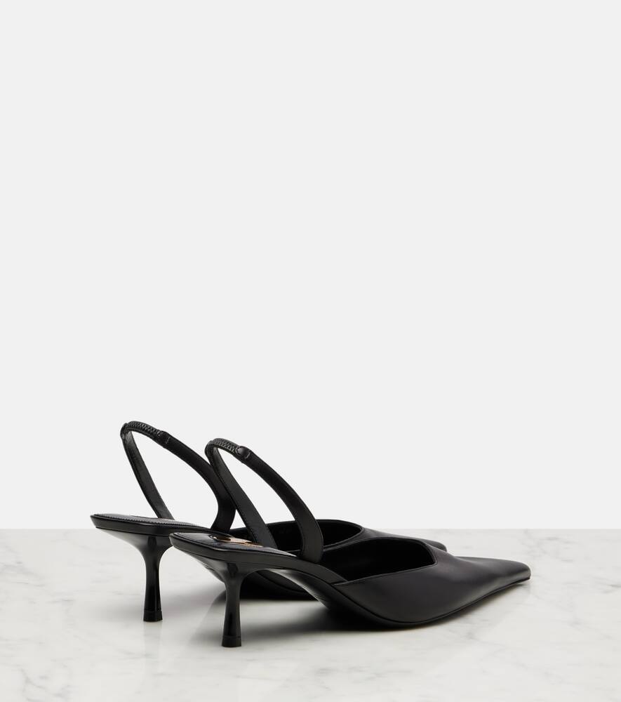 Туфли-лодочки Misty 55 на ремешке из кожи Saint Laurent, Noir — фото 2
