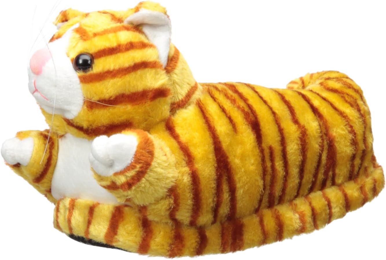 

Тапочки HappyFeet унисекс взрослые Кошка Happy Feet, Tabby Cat