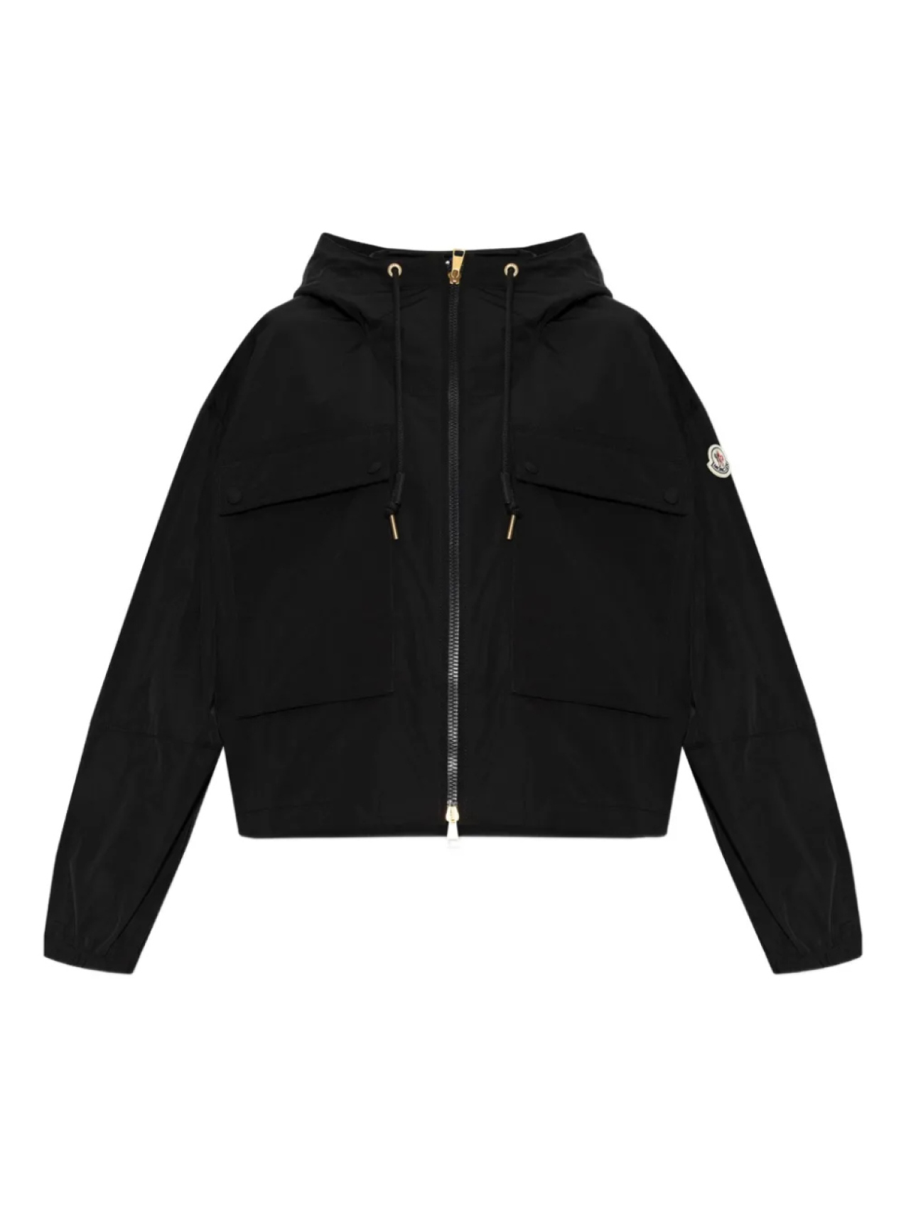 

Куртка с нашивкой-логотипом Moncler, черный
