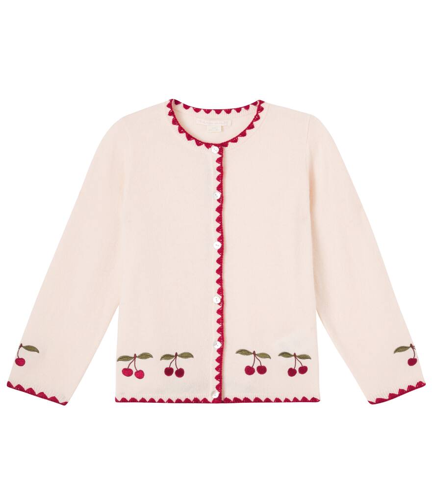 

Вышитый шерстяной кардиган Collette Konges Sløjd, Off White