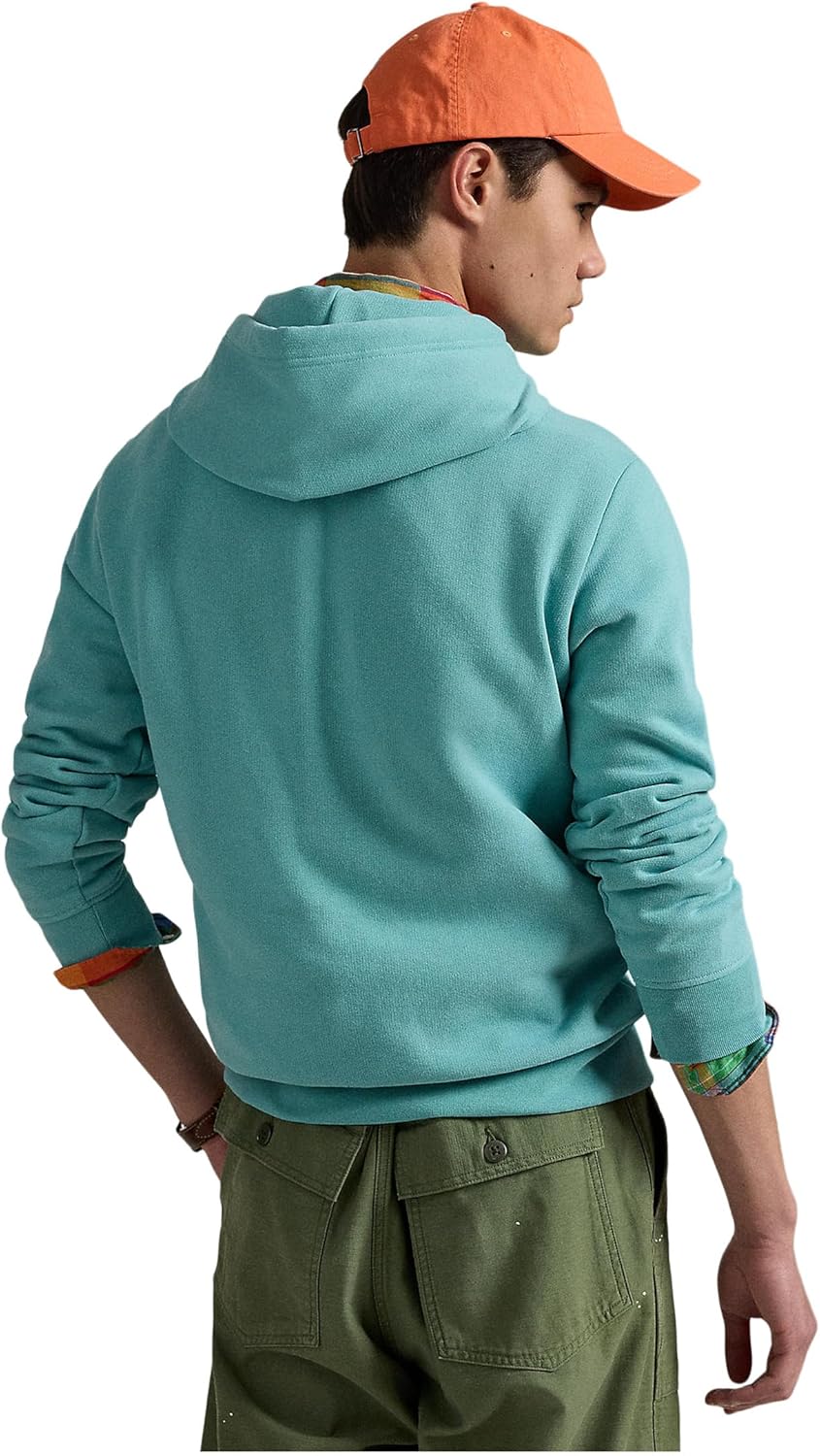 Мужская флисовая толстовка с длинным рукавом и принтом POLO RALPH LAUREN, Deep Seafoam — фото 3