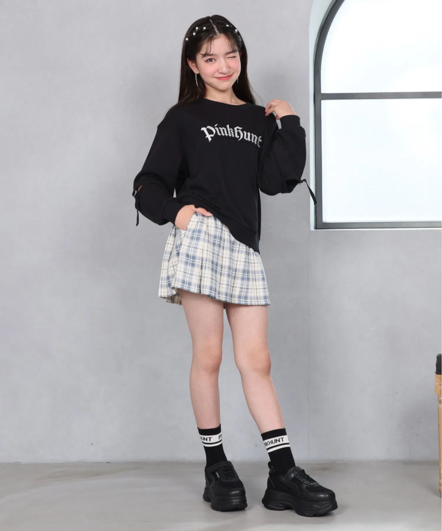 Носки PINKHUNT Logo Line Crew Socks 1312 — фото 4