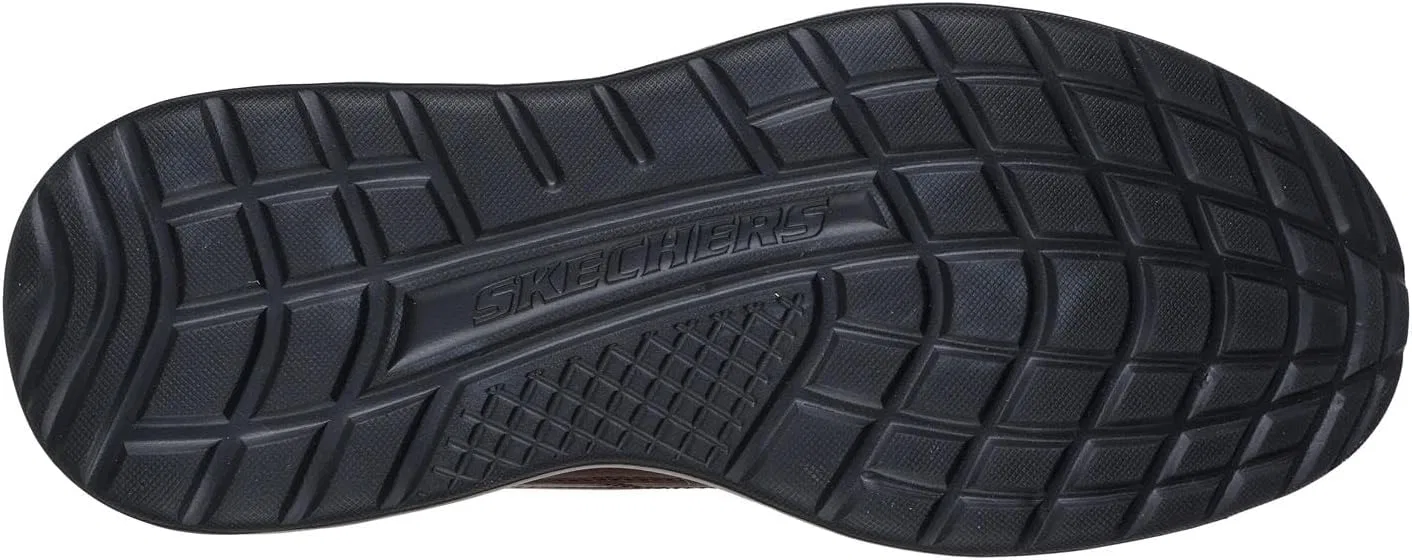 Мужские кроссовки Skechers Sterling Hansel, Chocolate Leather Synthetic — фото 2