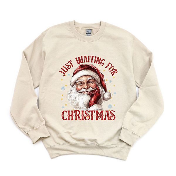 

Свитшот Just waiting for christmas santa Simply Sage Market, Dust, Зеленый, Свитшот Just waiting for christmas santa Simply Sage Market, Dust