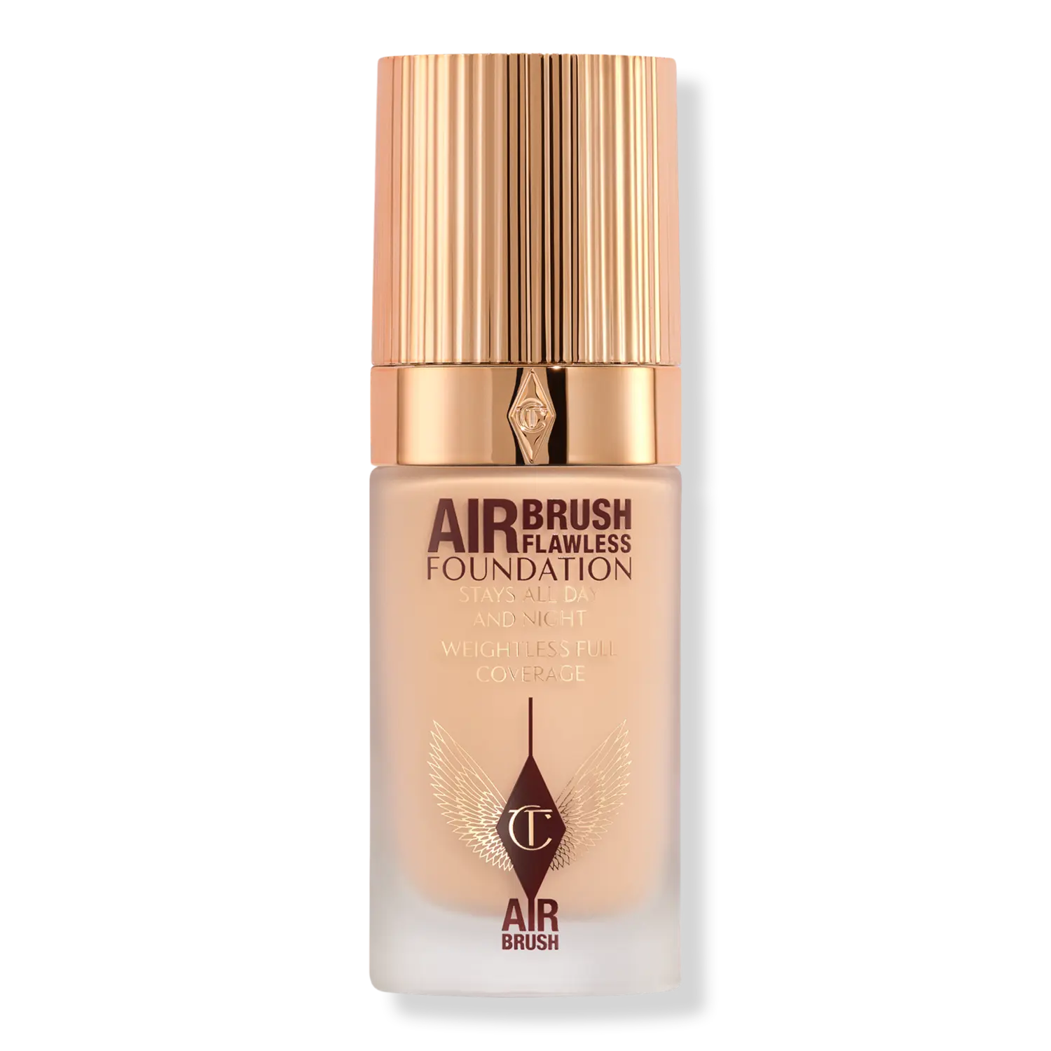 

Безупречная тональная основа, нанесенная аэрографом Charlotte Tilbury, 4 Cool (fair with cool undertones)