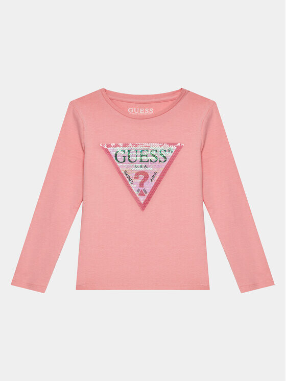 

Блуза стандартного кроя Guess, розовый