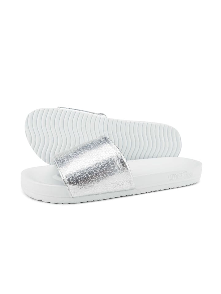 

Мюли Flip Flop, серебряный