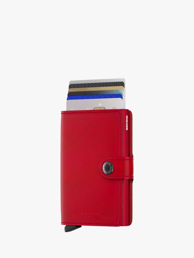

Оригинальный кожаный мини-кошелёк Secrid, Red