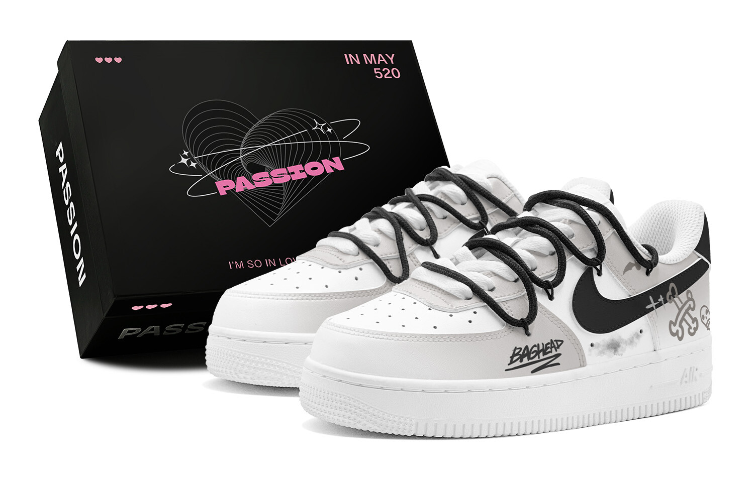 

Кроссовки Air Force 1 для скейтбординга мужские, низкие, серый Nike