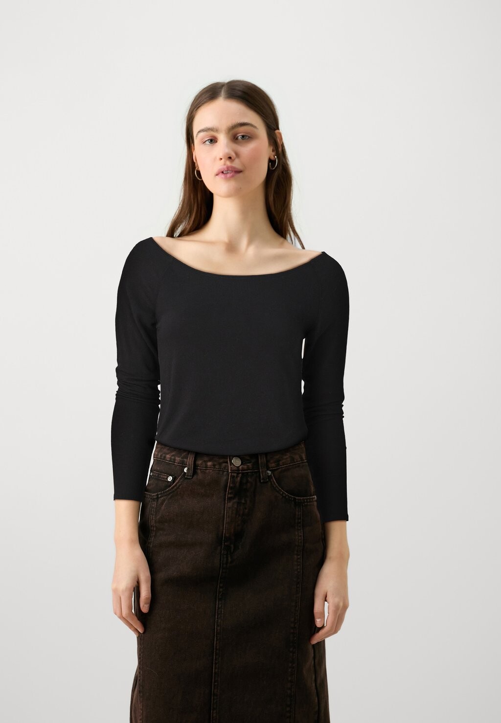 

Топ с длинными рукавами LAILOW American Vintage, черный