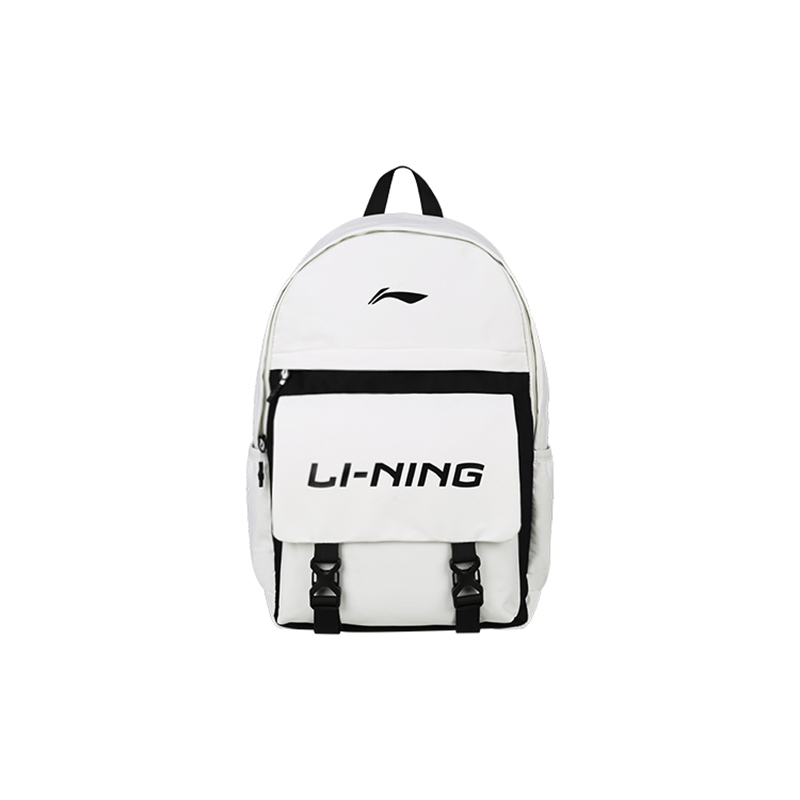 

LINING Полиэстеровый рюкзак обычный унисекс черно-белый, Black White