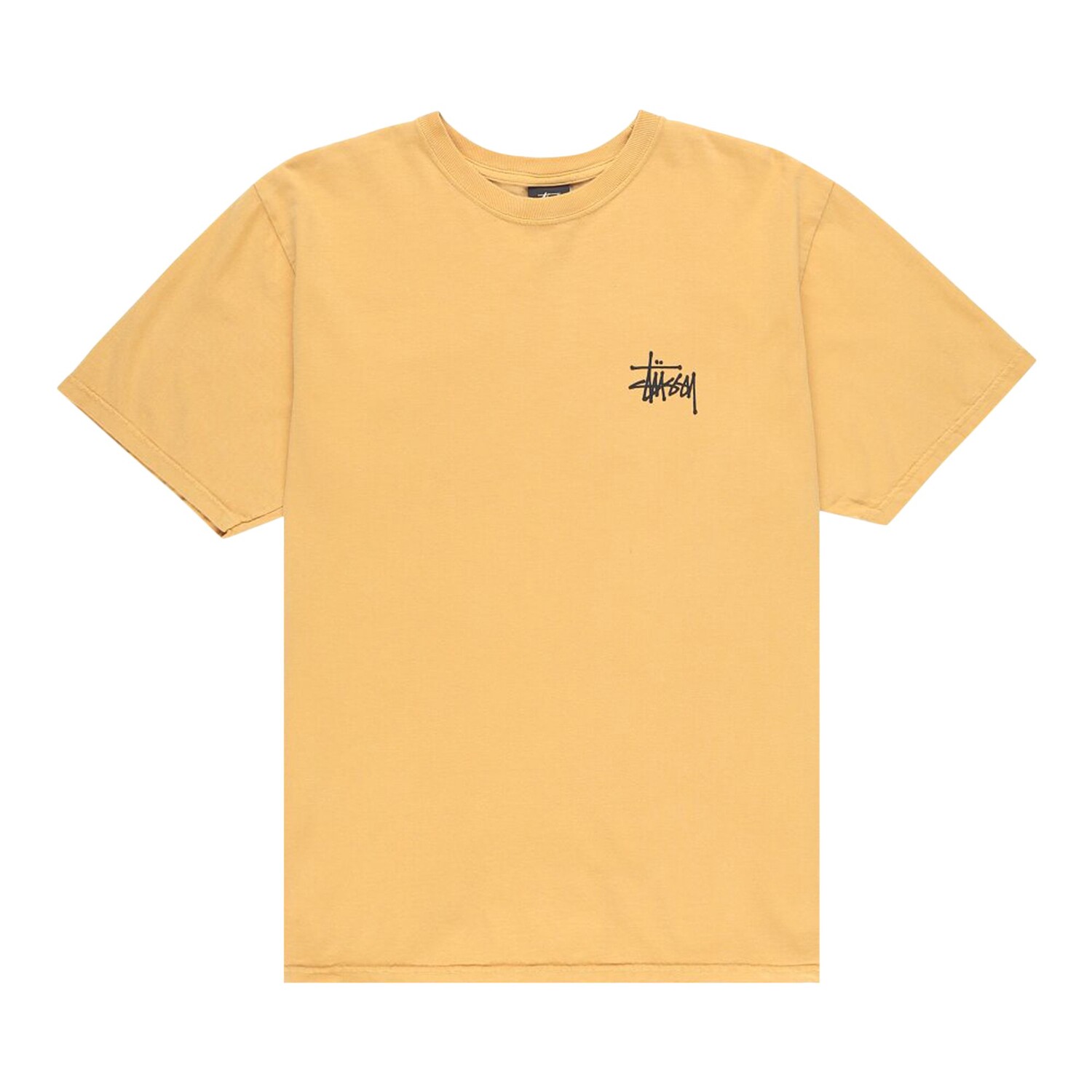 

Базовая футболка Stussy, окрашенная пигментом, Мед