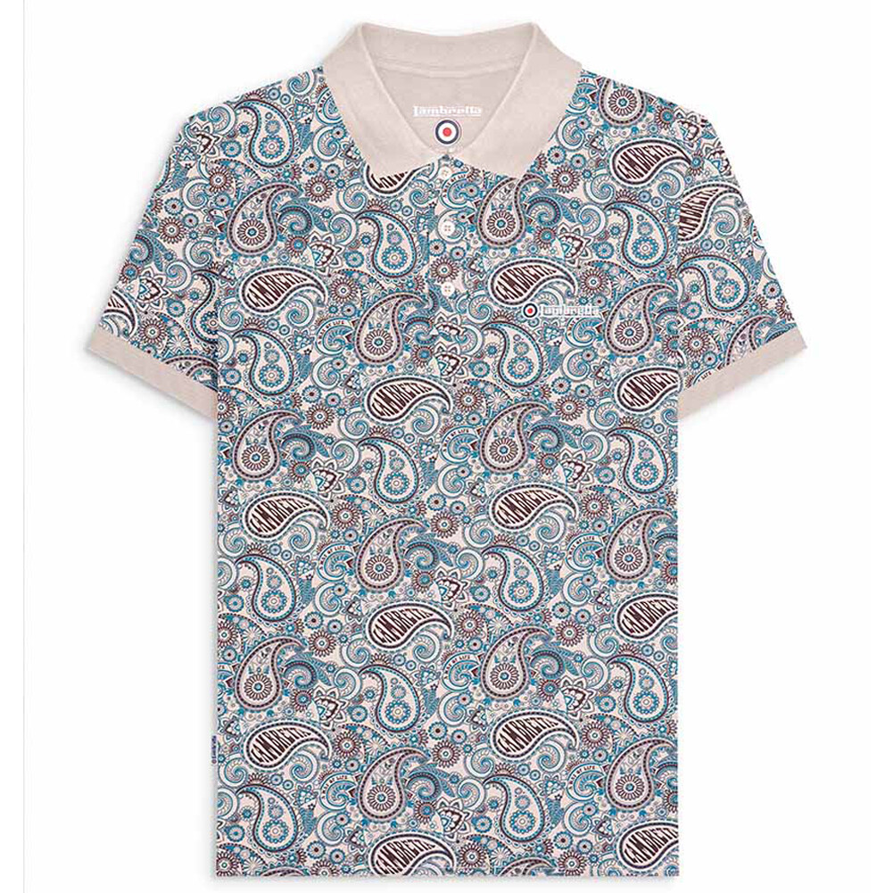 

Мужская рубашка поло Lambretta Paisley Brand