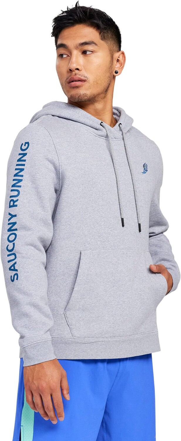 

Толстовка Saucony Rested Hoody, цвет Light Grey Heather