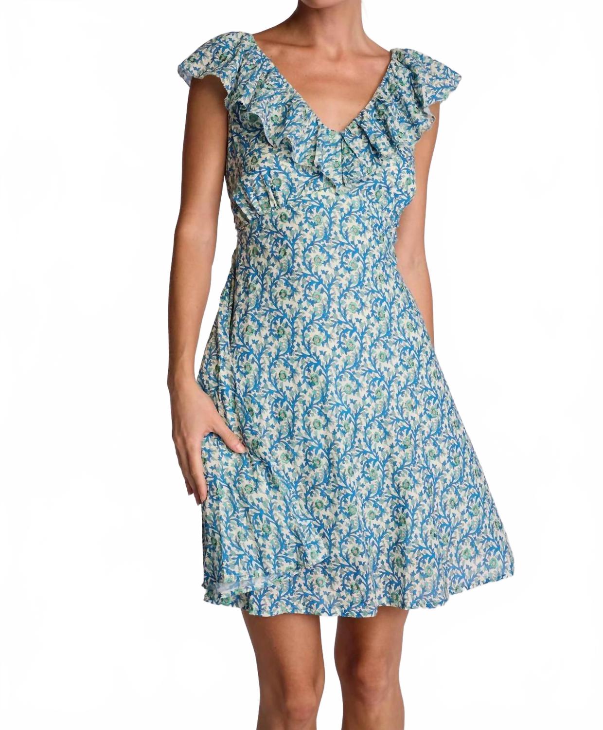 

Платье Cassie с цветочной вышивкой синего цвета Sundays, синий