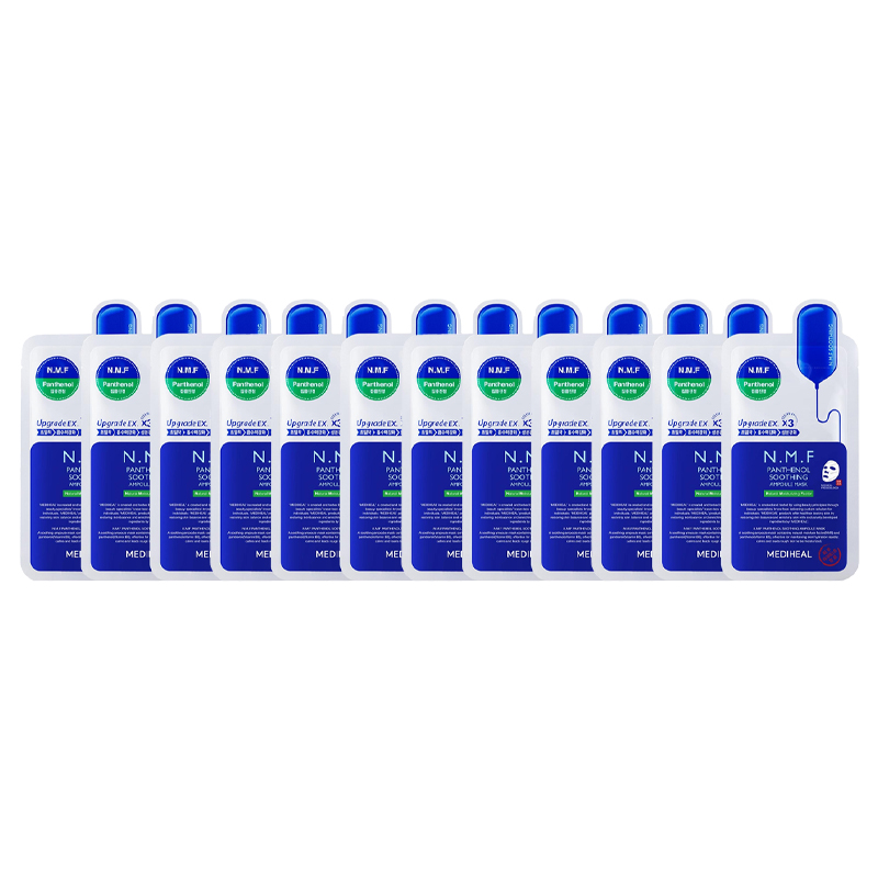 

Medihair увлажняющая успокаивающая маска для лица MEDIHEAL, medihill new hydrating soothing facial mask 12 pcs