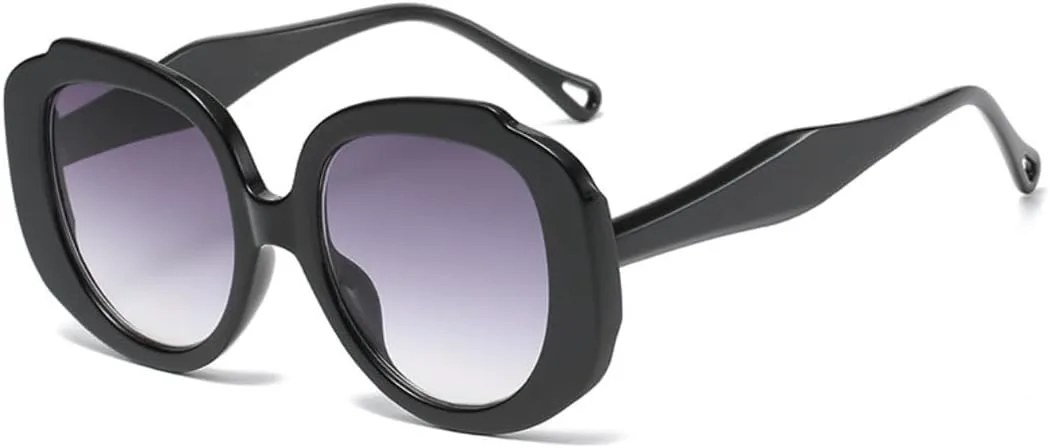 

Солнцезащитные очки с защитой UV400 | Большая круглая зеленая оправа | для женщин и мужчин | для занятий спортом на открытом воздухе и вождения DSVIGF, 01