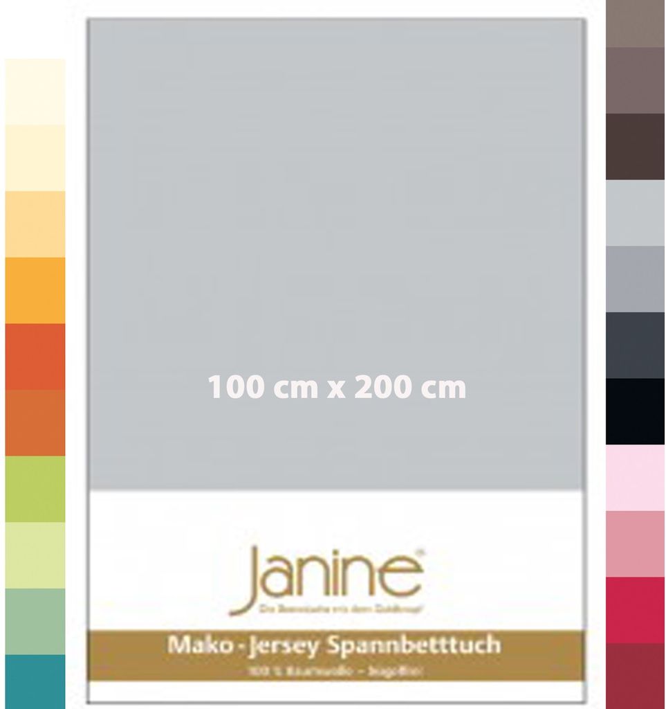 

Простыня Janine JERSEY 5002 100 Х 200 бирюзовый Original Janine