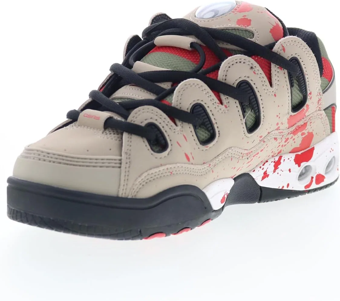 Мужские скейтбордические кроссовки Osiris D3 Og, Taupe Olive Drips — фото 4