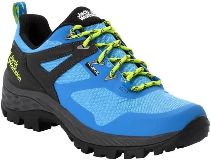 Мужские прогулочные кроссовки Jack Wolfskin Rebellion Guide Texapore Low M, голубой
