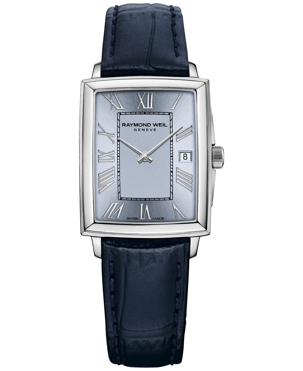 

Женские швейцарские часы Toccata с синим кожаным ремешком, 23 мм Raymond Weil, синий